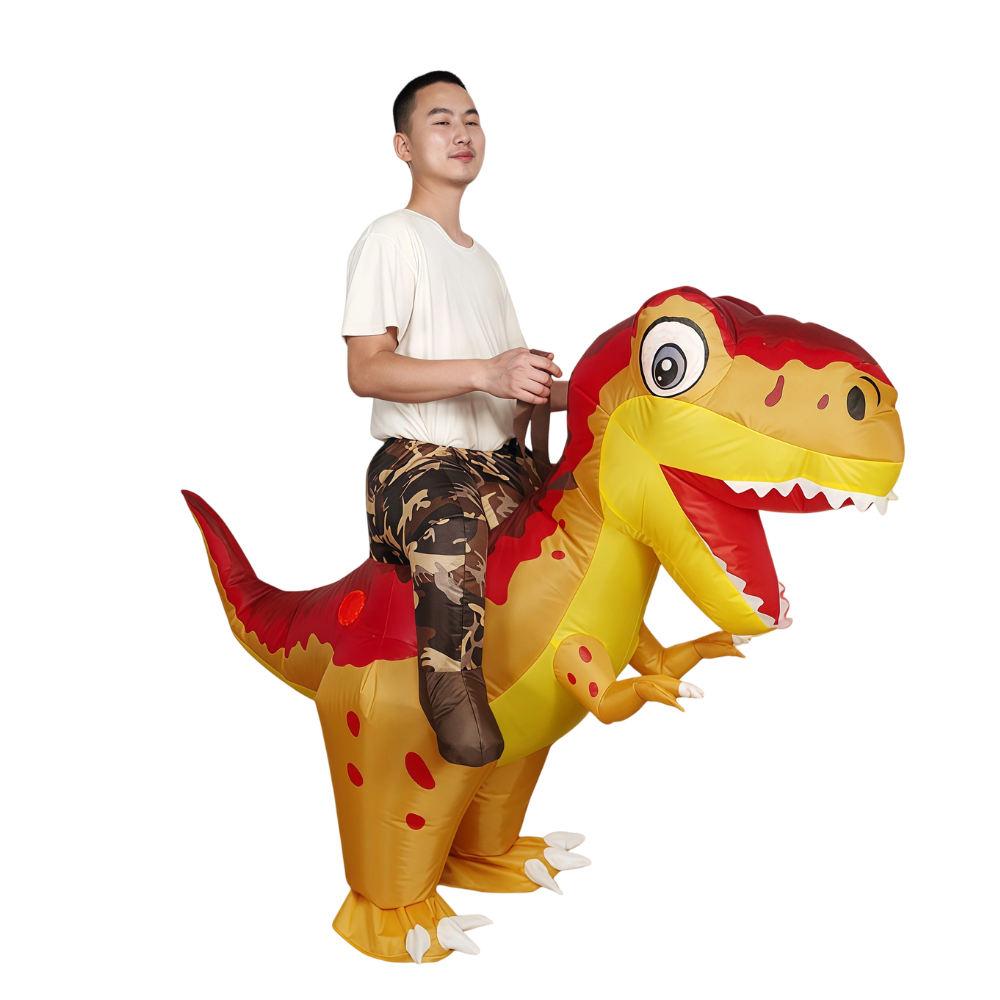 Adult Inflatable Ride‑On Costu - đánh giá và giá Inflatable Dinosaur Costume Adult
