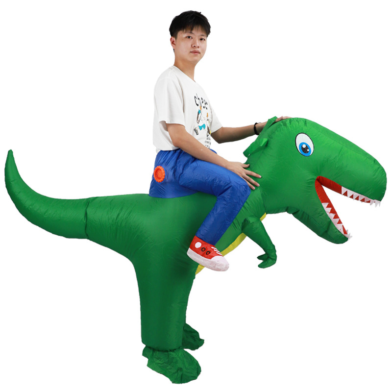 AdultHot Kids Green Inflatable - đánh giá và giá Inflatable Dinosaur Costume Adult