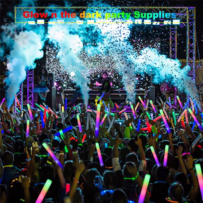 A75K Glow Sticks Bulk, LED Foa - đánh giá và giá Flashing Led Foam Sticks Party