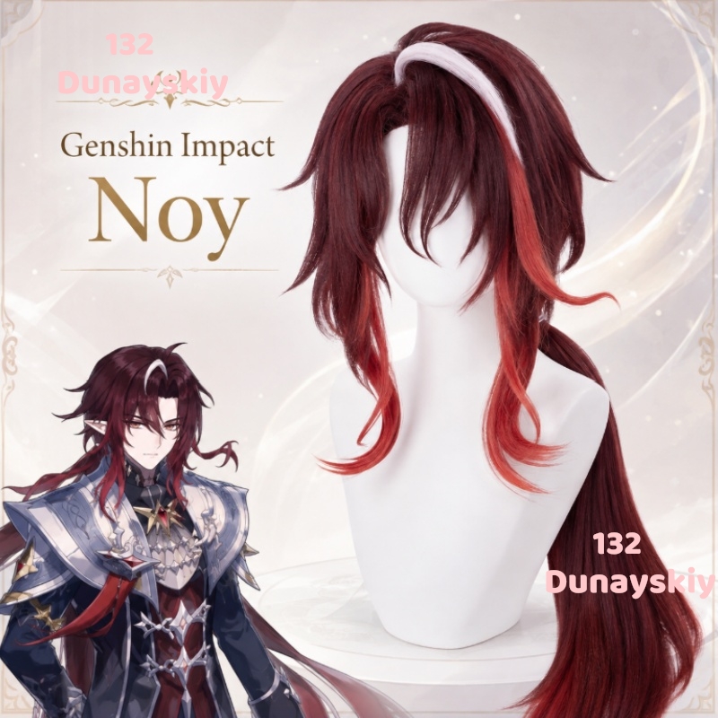 Genshin Impact Noy Snezhnaya C - đánh giá và giá Anime Cosplay Wig Heat Resistant