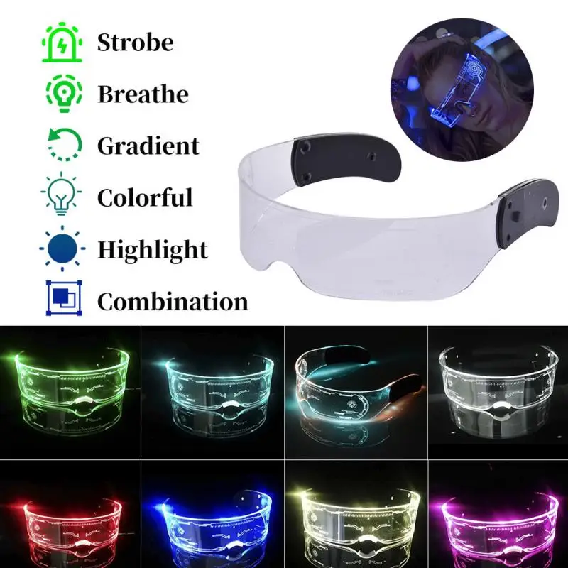 LED Glasses Glow Party Seven C - đánh giá và giá Glow In The Dark Party Glasses