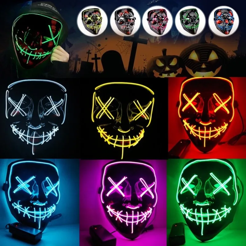 2026 Halloween Party Supplies  - đánh giá và giá Led Purge Mask Halloween