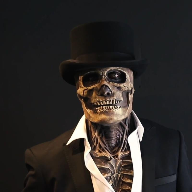 Creepy Brains Skeleton Mask Sk - đánh giá và giá Led Purge Mask Halloween