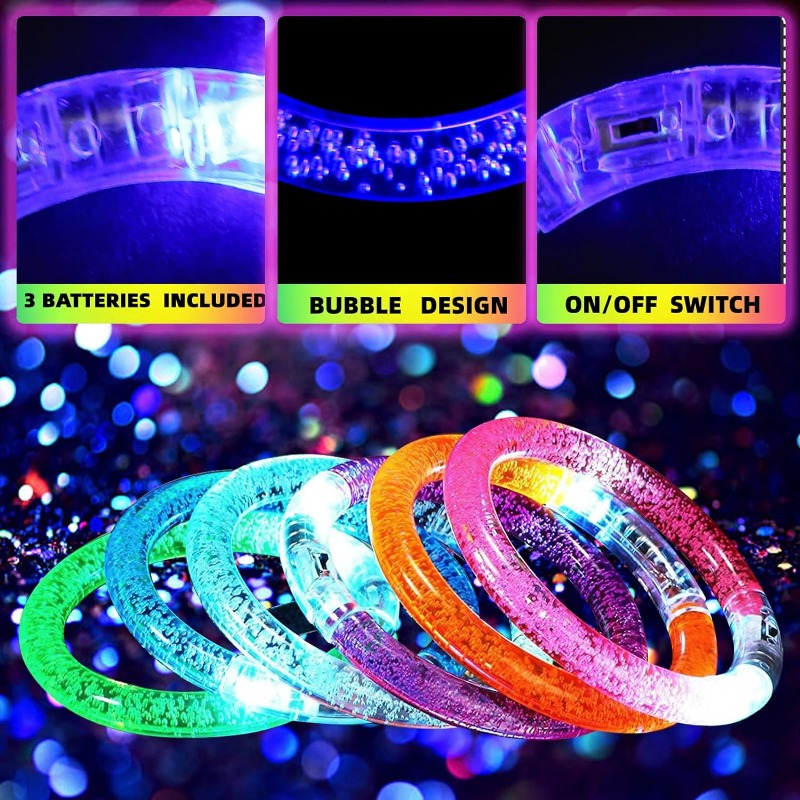 1-100PCS Halloween LED Acrylic - đánh giá và giá Glow In The Dark Party Glasses